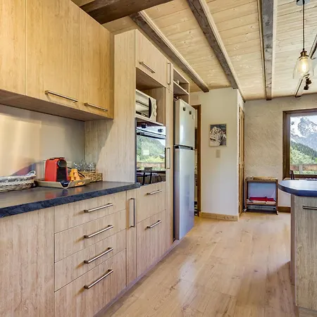 Le 111 - 4ch Calme Vue Pano 5mn Grands Montets Chalet Chamonix